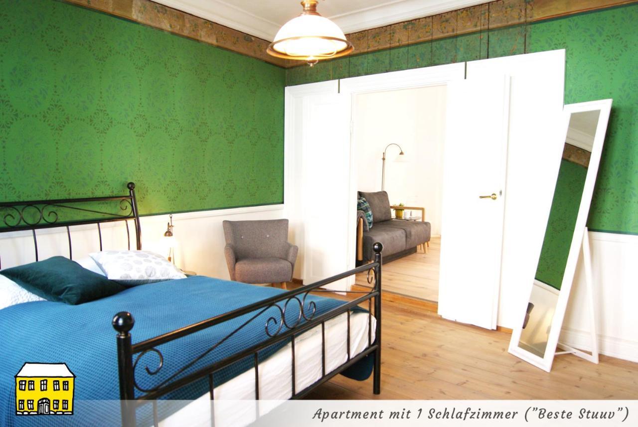 Das Gelbe Haus - Drei Besondere Ferienwohnungen Flensburgo Esterno foto