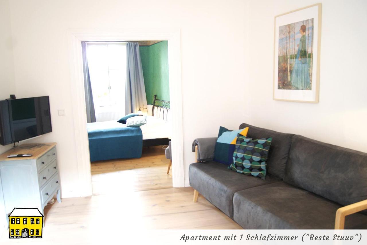 Das Gelbe Haus - Drei Besondere Ferienwohnungen Flensburgo Esterno foto
