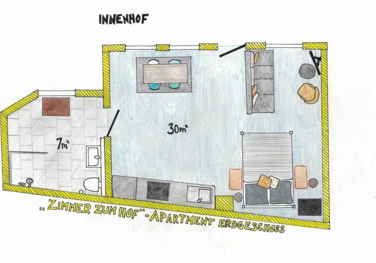 Das Gelbe Haus - Drei Besondere Ferienwohnungen Flensburgo Esterno foto