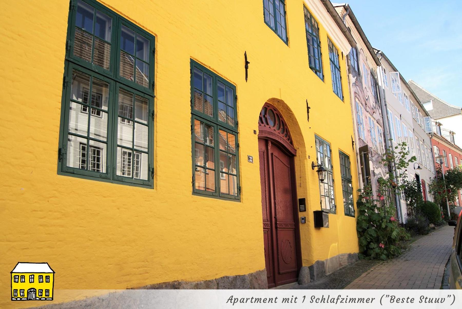 Das Gelbe Haus - Drei Besondere Ferienwohnungen Flensburgo Esterno foto